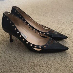 Jimmy Choo Black 1” Heels